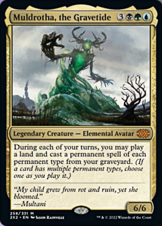 Muldrotha, the Gravetide [Double Masters 2022] Foil