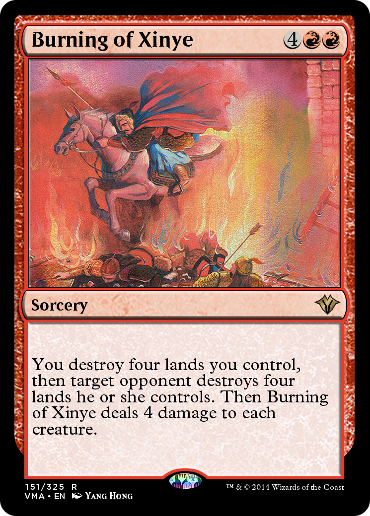 Burning of Xinye  [Vintage Masters] Foil