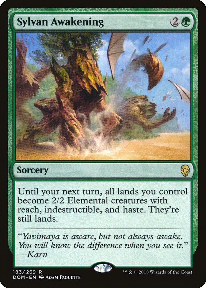 Sylvan Awakening [Dominaria] Foil