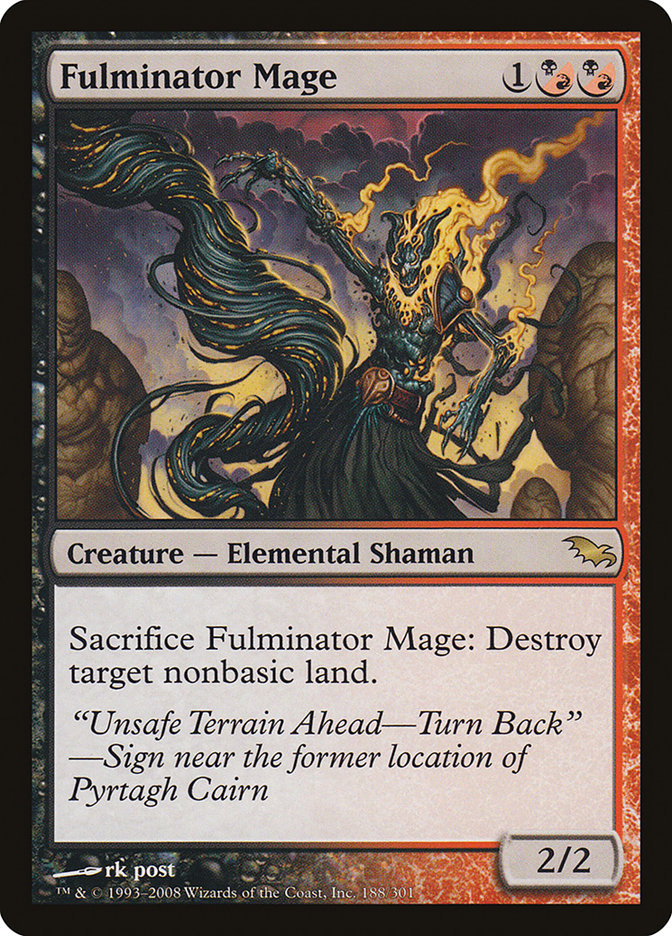 Fulminator Mage [Shadowmoor] Foil