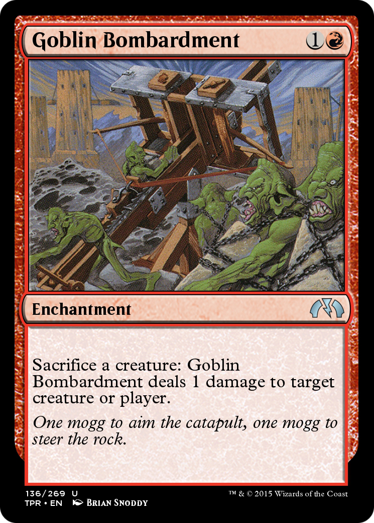 Goblin Bombardment  [Tempest Remastered]