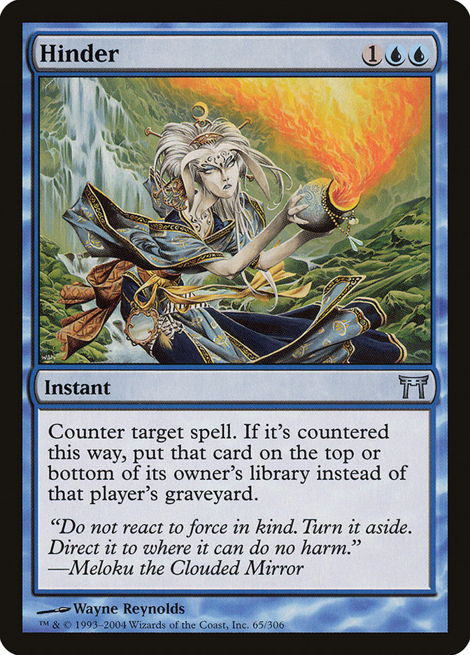Hinder [Champions of Kamigawa] Foil