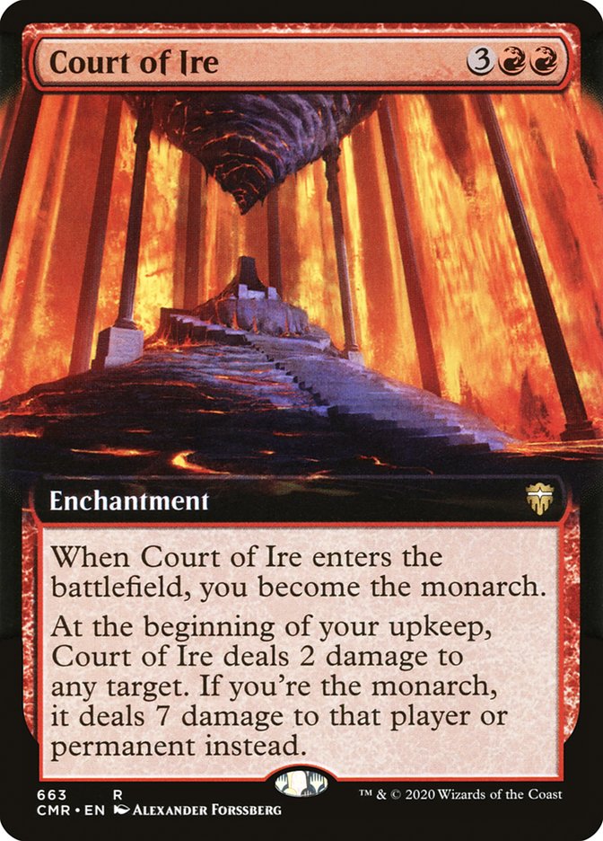 Court of Ire (Extended Art) [Commander Legends] Foil