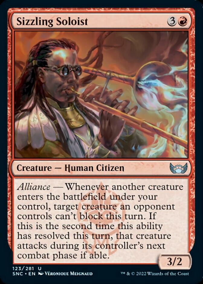Sizzling Soloist [Streets of New Capenna] Foil