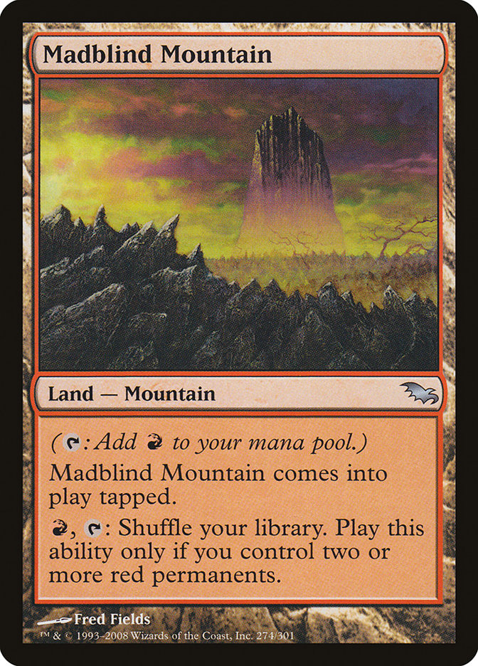 Madblind Mountain [Shadowmoor] Foil