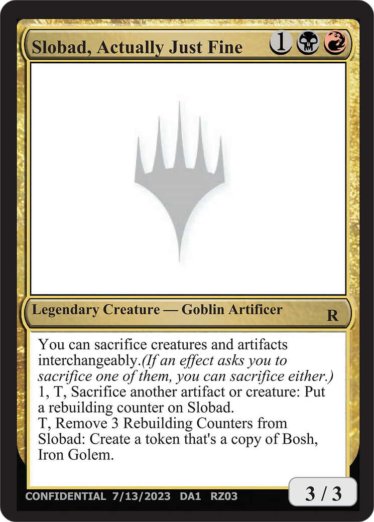 Slobad, Actually Just Fine  [Unknown Event]