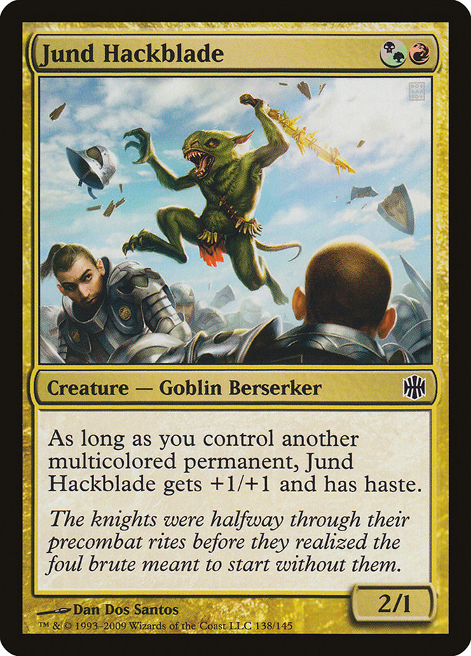 Jund Hackblade [Alara Reborn] Foil