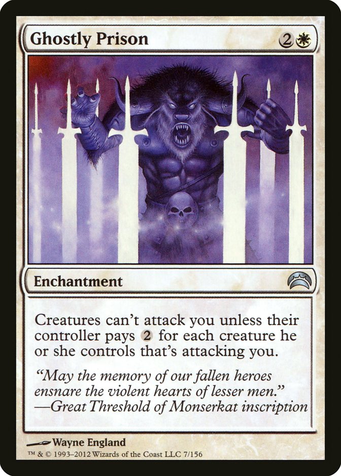 Ghostly Prison [Planechase 2012] Foil