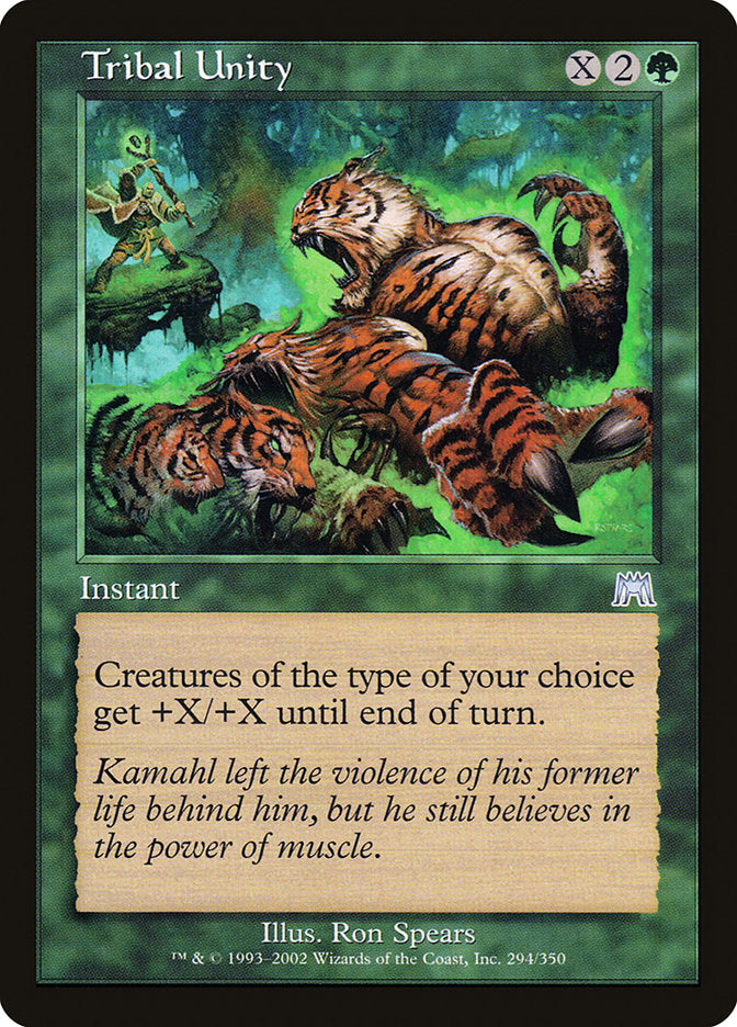 Tribal Unity [Onslaught] Foil