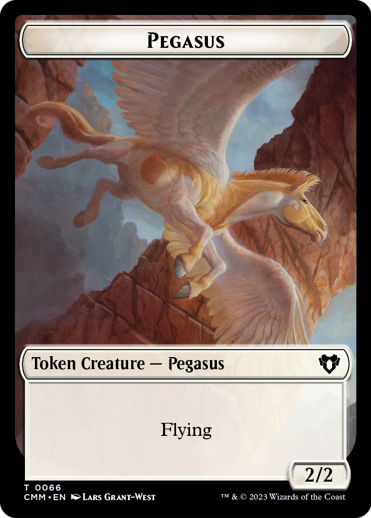 Pegasus  [Commander Masters Tokens] Foil