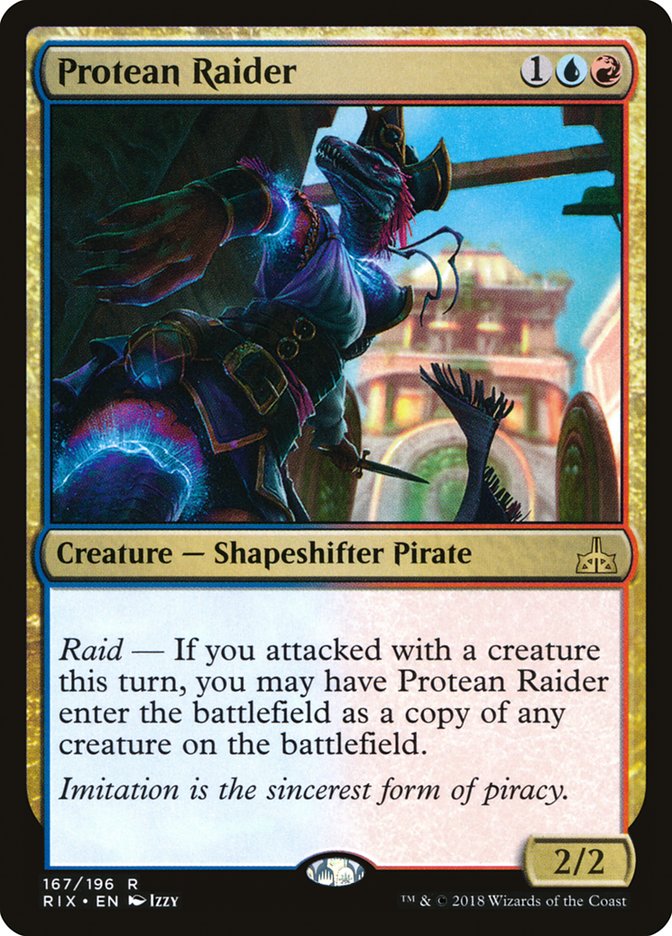 Protean Raider [Rivals of Ixalan] Foil