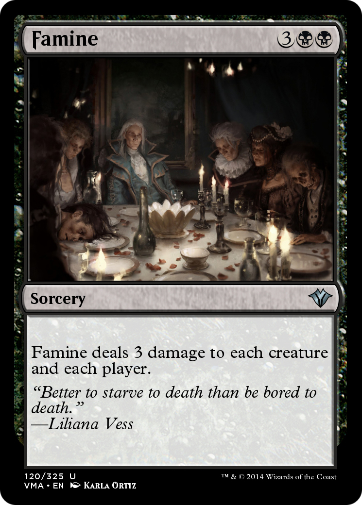 Famine  [Vintage Masters] Foil