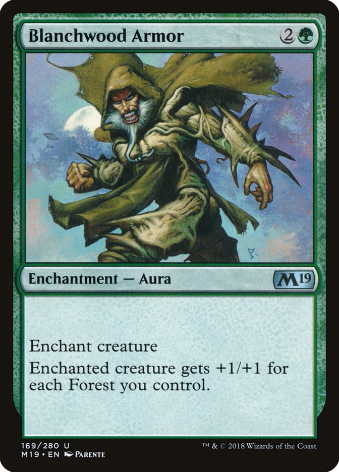 Blanchwood Armor [Core Set 2019] Foil