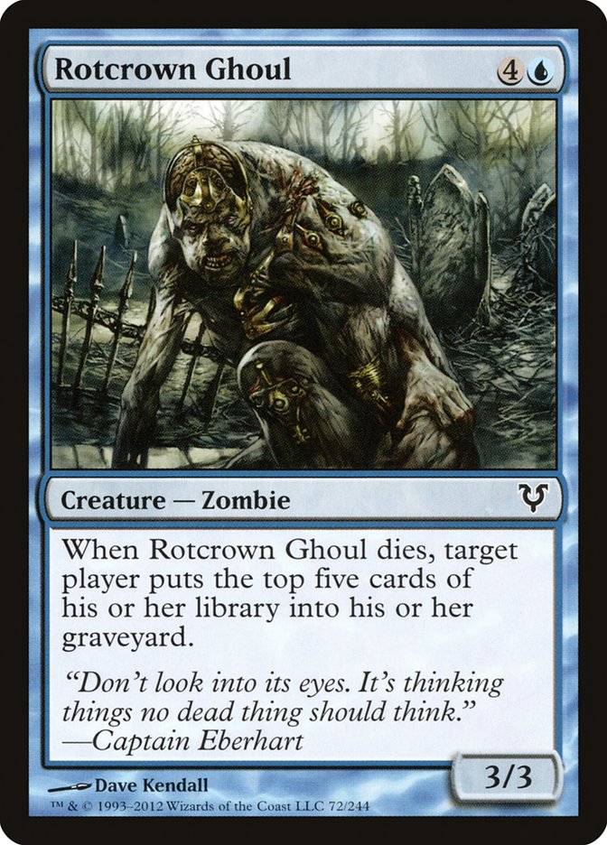 Rotcrown Ghoul [Avacyn Restored] Foil