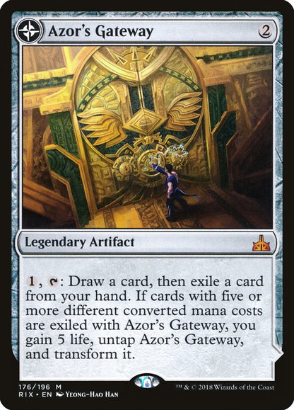Azor's Gateway // Sanctum of the Sun [Rivals of Ixalan] Foil