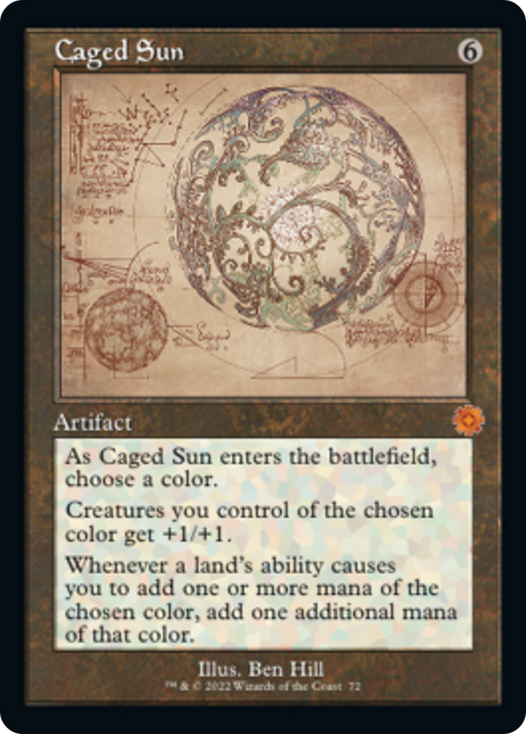 Caged Sun (Retro Schematic) [The Brothers' War Retro Artifacts] Foil