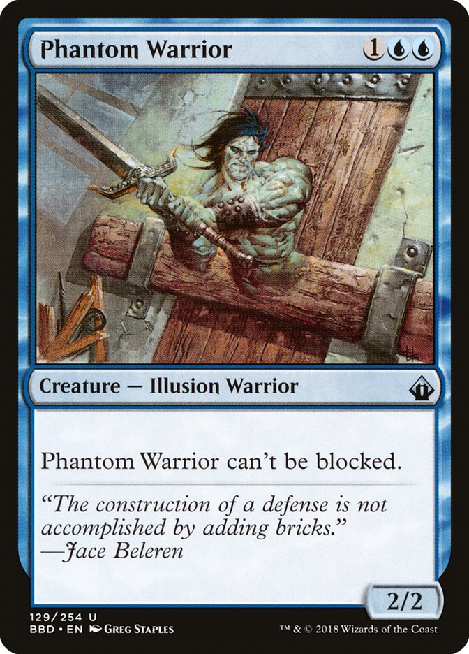 Phantom Warrior [Battlebond] Foil