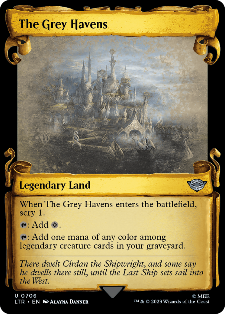 The Grey Havens [The Lord of the Rings: Tales of Middle-Earth Showcase Scrolls] Foil