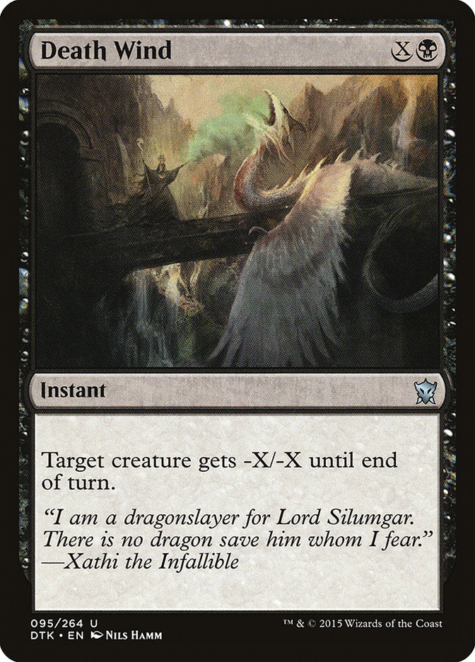 Death Wind [Dragons of Tarkir] Foil