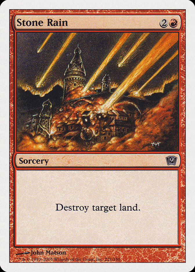 Stone Rain [Ninth Edition] Foil
