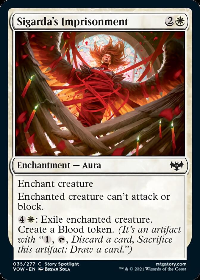 Sigarda's Imprisonment [Innistrad: Crimson Vow] Foil