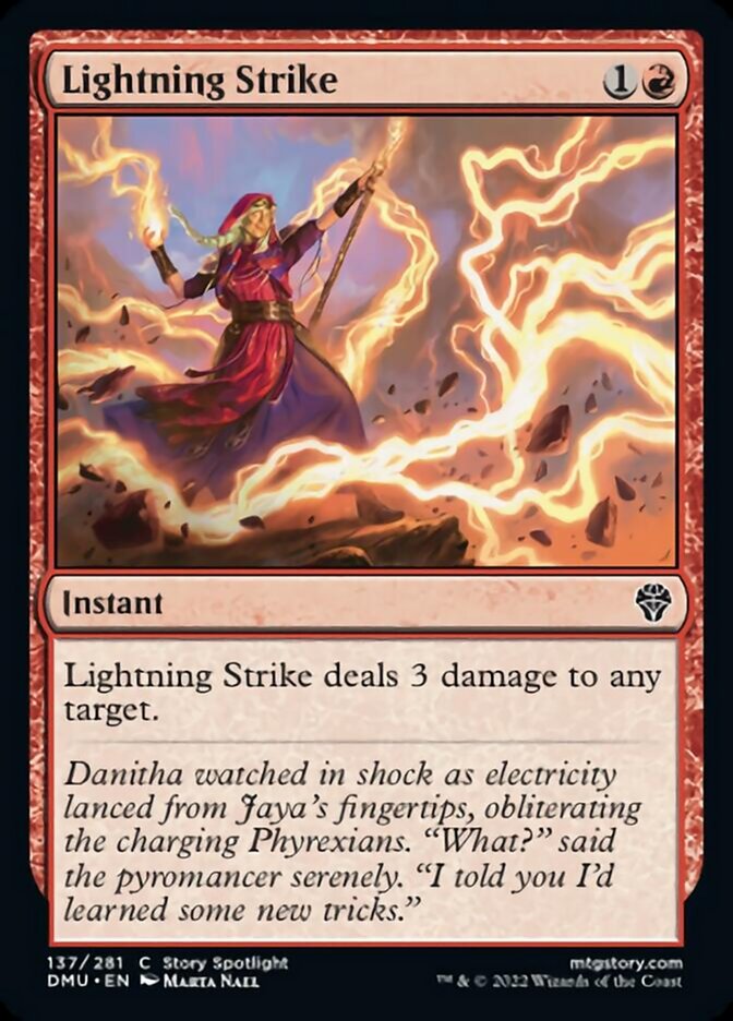 Lightning Strike [Dominaria United] Foil