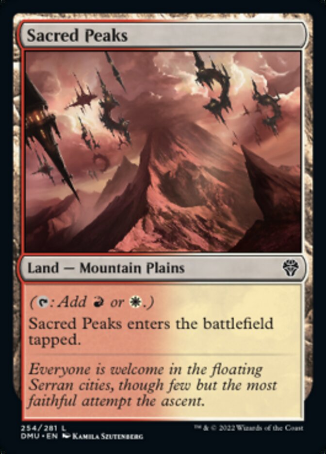 Sacred Peaks [Dominaria United] Foil