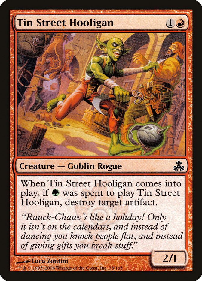 Tin Street Hooligan [Guildpact] Foil