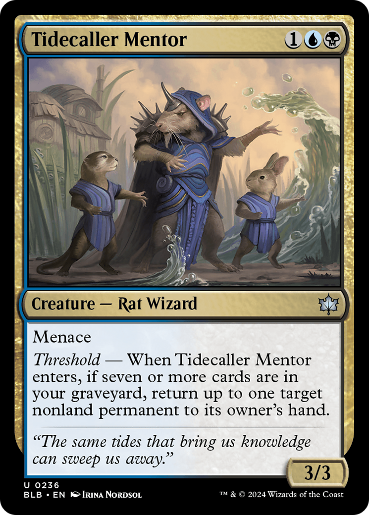 Tidecaller Mentor [Bloomburrow] Foil