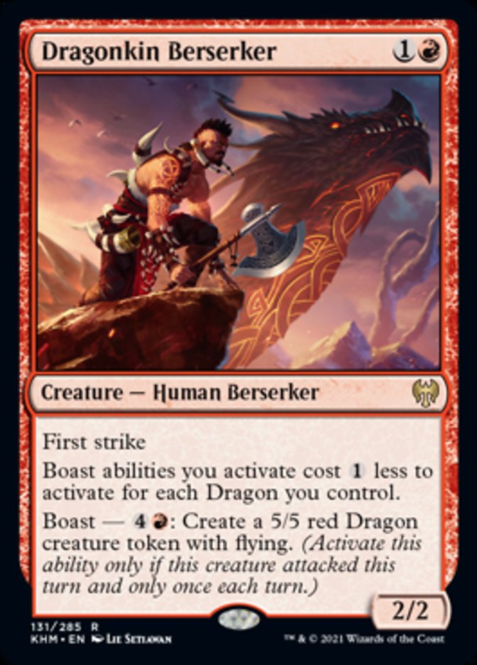 Dragonkin Berserker [Kaldheim] Foil