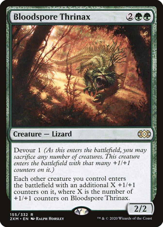 Bloodspore Thrinax [Double Masters] Foil