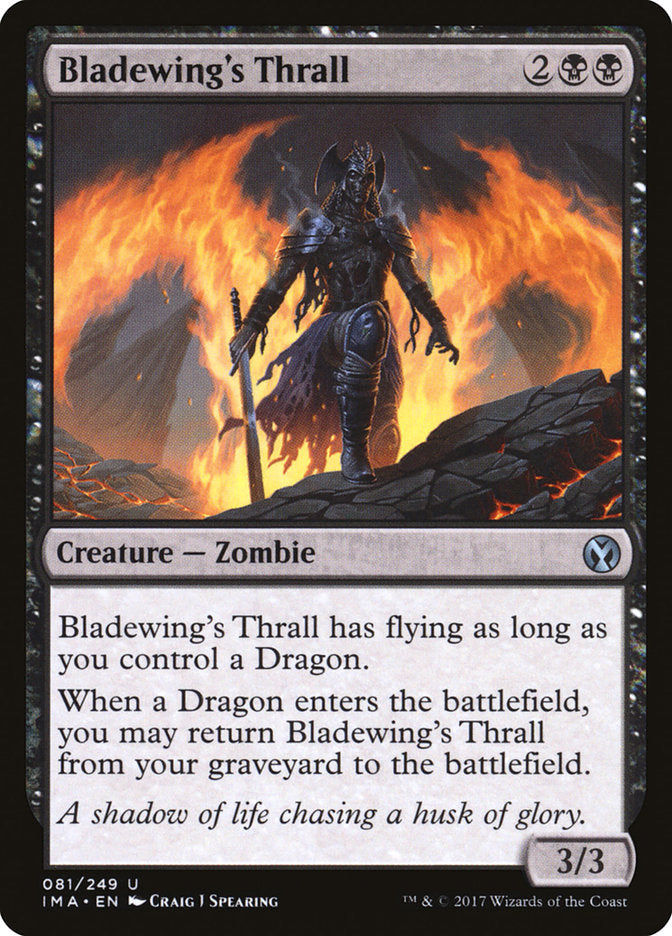 Bladewing's Thrall [Iconic Masters] Foil