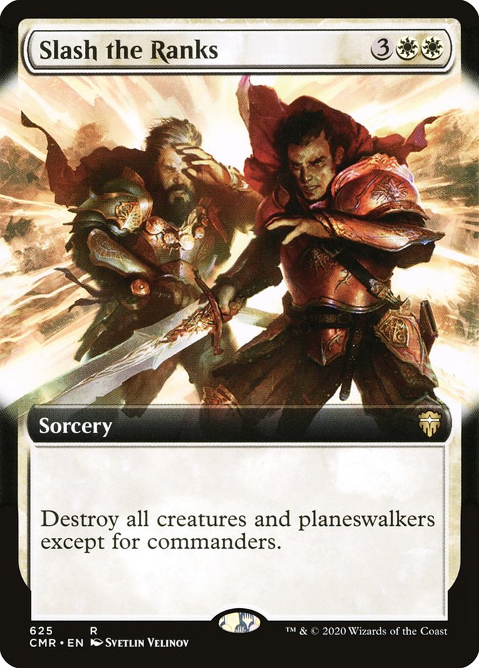 Slash the Ranks (Extended Art) [Commander Legends] Foil