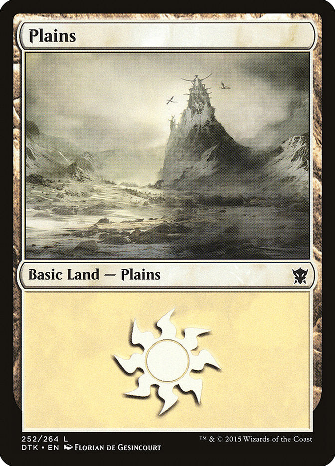 Plains (252) [Dragons of Tarkir] Foil