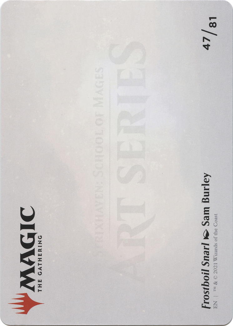 Frostboil Snarl // Frostboil Snarl  [Strixhaven Art Series] (Borderless) Foil