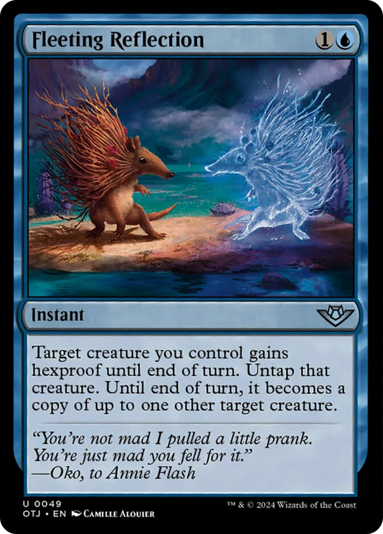 Fleeting Reflection [Outlaws of Thunder Junction] Foil