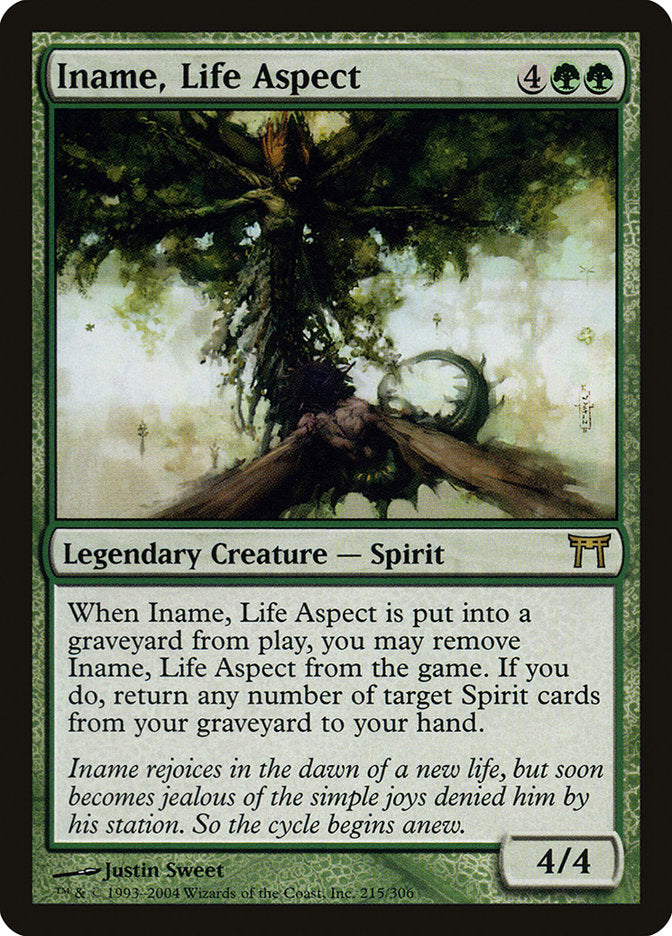 Iname, Life Aspect [Champions of Kamigawa] Foil