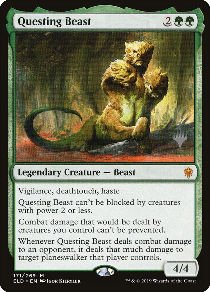 Questing Beast (Promo Pack) [Throne of Eldraine Promos] Foil -1