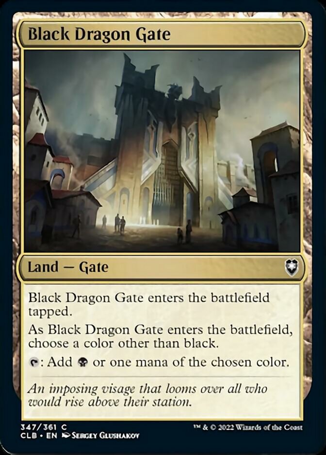 Black Dragon Gate [Commander Legends: Battle for Baldur's Gate] Foil