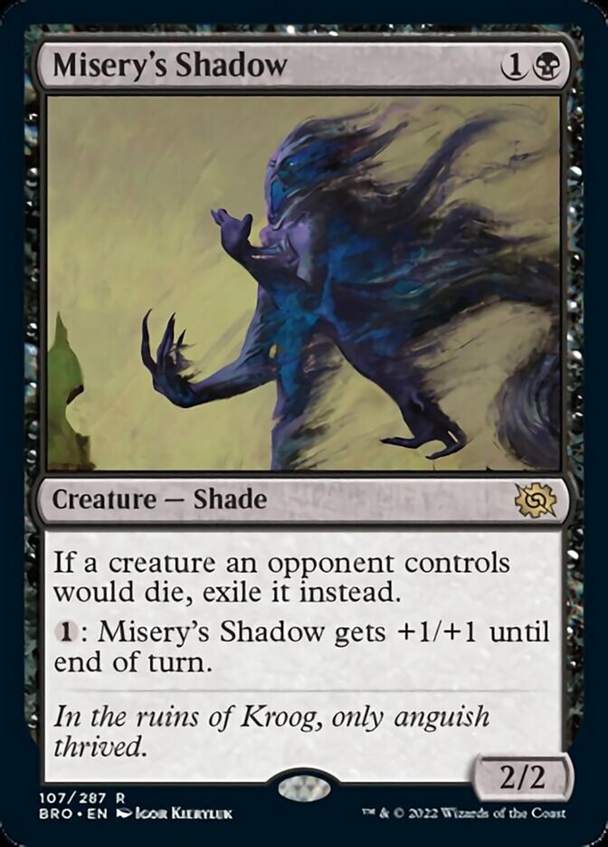 Misery's Shadow [The Brothers' War] Foil