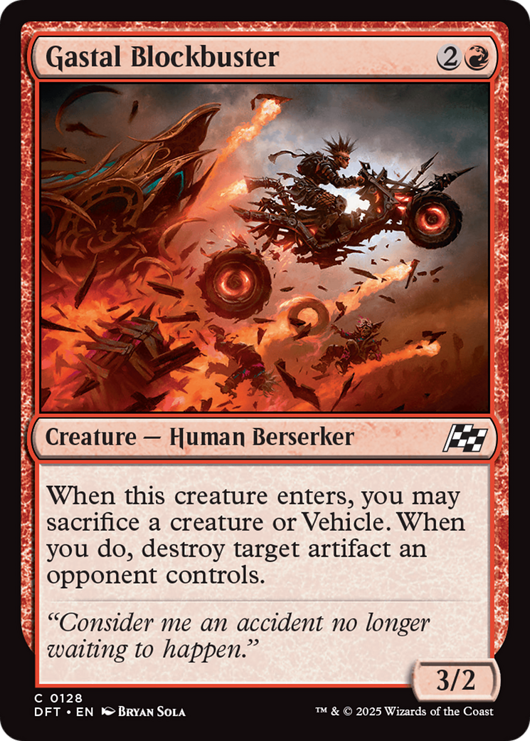 Gastal Blockbuster [Aetherdrift] Foil