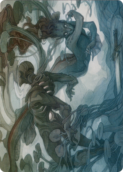 Emry, Lurker of the Loch // Emry, Lurker of the Loch  [March of the Machine Art Series] (Borderless) Foil