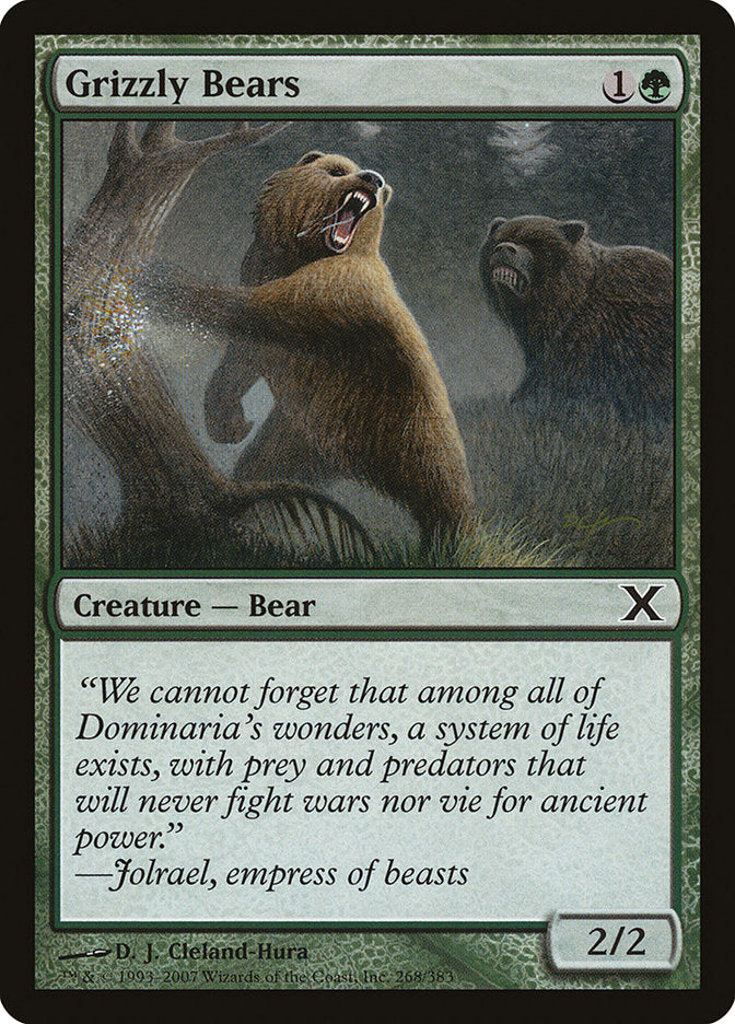 Grizzly Bears [Tenth Edition] Foil