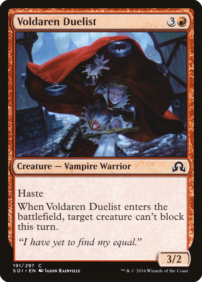 Voldaren Duelist [Shadows over Innistrad] Foil
