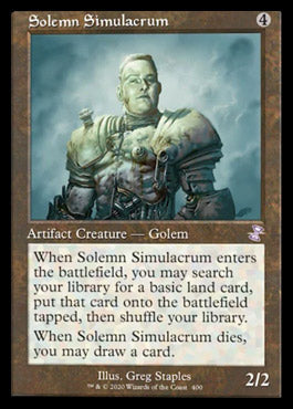 Solemn Simulacrum (Timeshifted) [Time Spiral Remastered] Foil