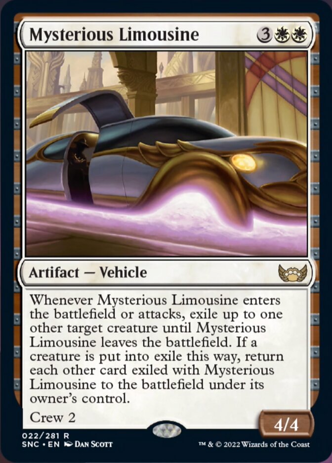 Mysterious Limousine [Streets of New Capenna] Foil