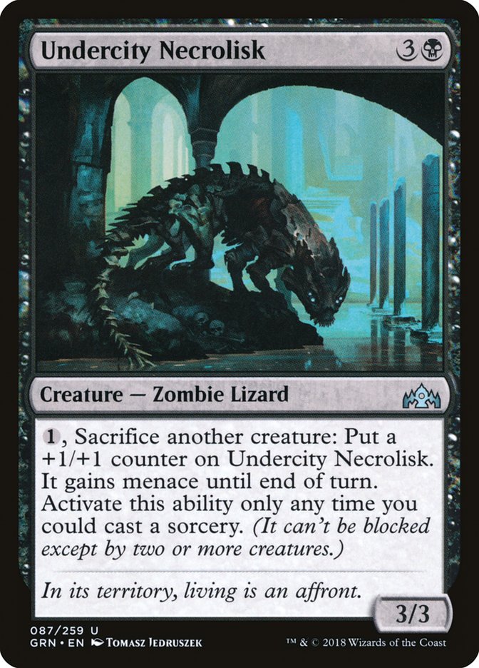 Undercity Necrolisk [Guilds of Ravnica] Foil