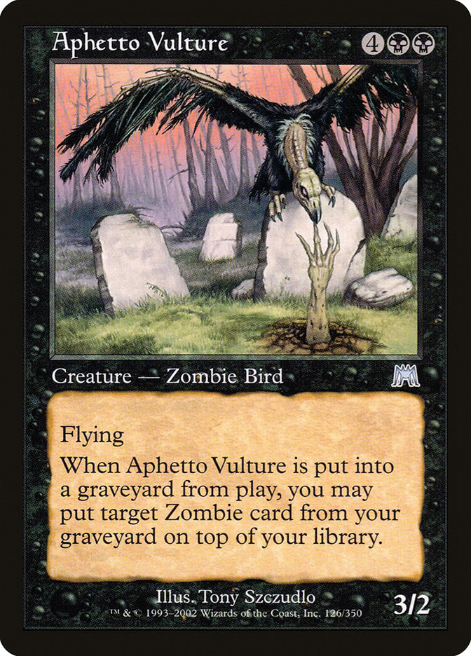 Aphetto Vulture [Onslaught] Foil