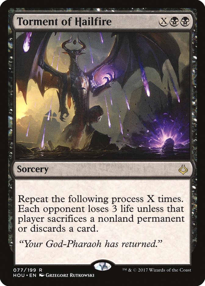 Torment of Hailfire [Hour of Devastation] Foil