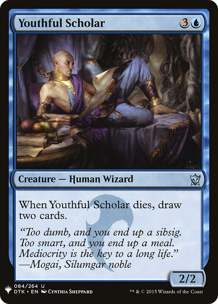 Youthful Scholar  [The List]